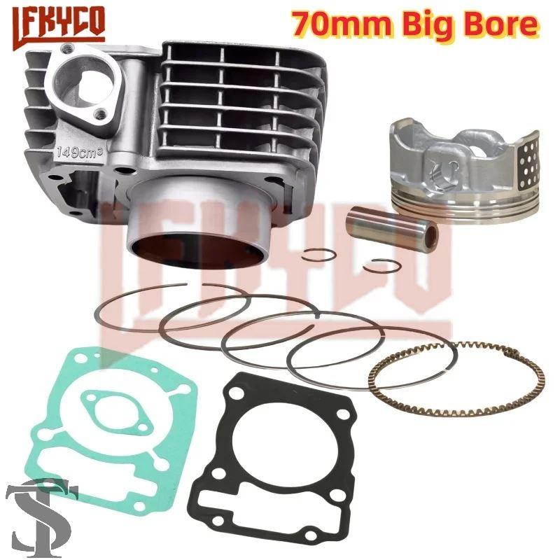 並行輸入品 70MMビッグボアシリンダーキット 233CCモーター ホンダXR150 CBF150 CRF150F CBF185 CBF200 ...