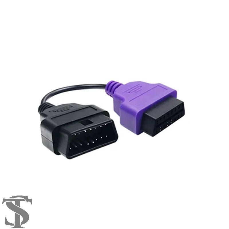並行輸入品 FIAT ECUスキャンケーブルアダプター 6色 FIATECUSCAN OBD2スキャナーコネクタ MULTIECUSCAN ...