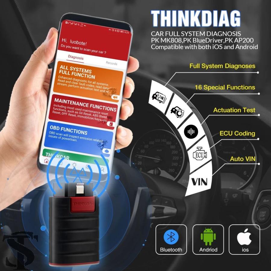 並行輸入品 THINKCAR THINKDIAG フルシステム診断 全車16リセット