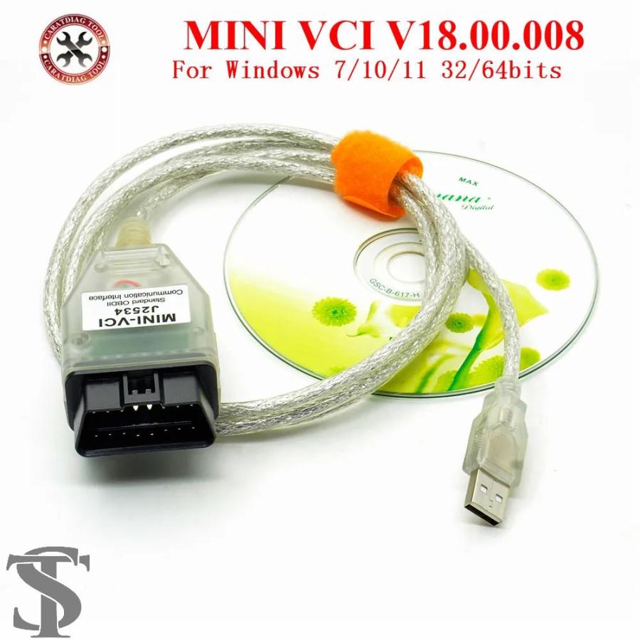並行輸入品 トヨタTIS TECHSTREAM V18.00.008用ミニVCI FTDI FT232RL