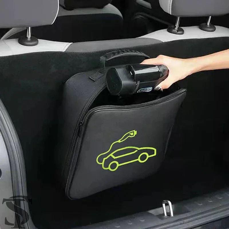 並行輸入品  車用充電ケーブル収納ボックスオーガナイザー ATTO 3 ACT TANG F3 E6 YUAN SONG PLUS EV F0 QIN HAN DOLPHIN S6 ワイヤーハーネスパッケージ用 | ブランド登録なし | 04