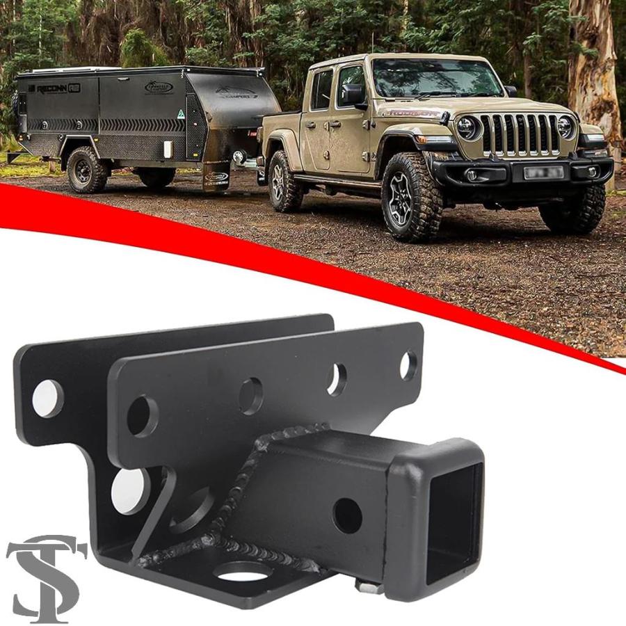 【JEEP グラディエーター JT】ヒッチメンバー 並行輸入品】 2インチ リアバンパーヒッチレシーバー トレーラー