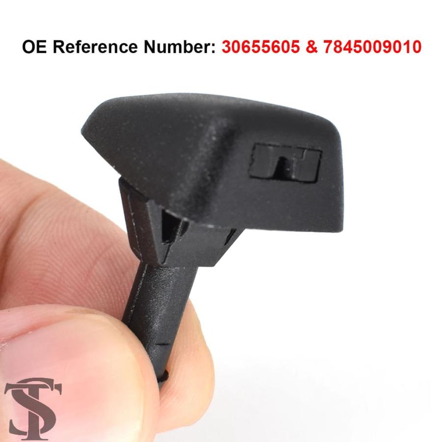 CarWorld Für Volvo C30 V40 S40 V50 C70 S70 S80 XC70 XC90, 2PCS / Set Frontscheibe Scheibenwischer Washer Jet Düse Wasserspray