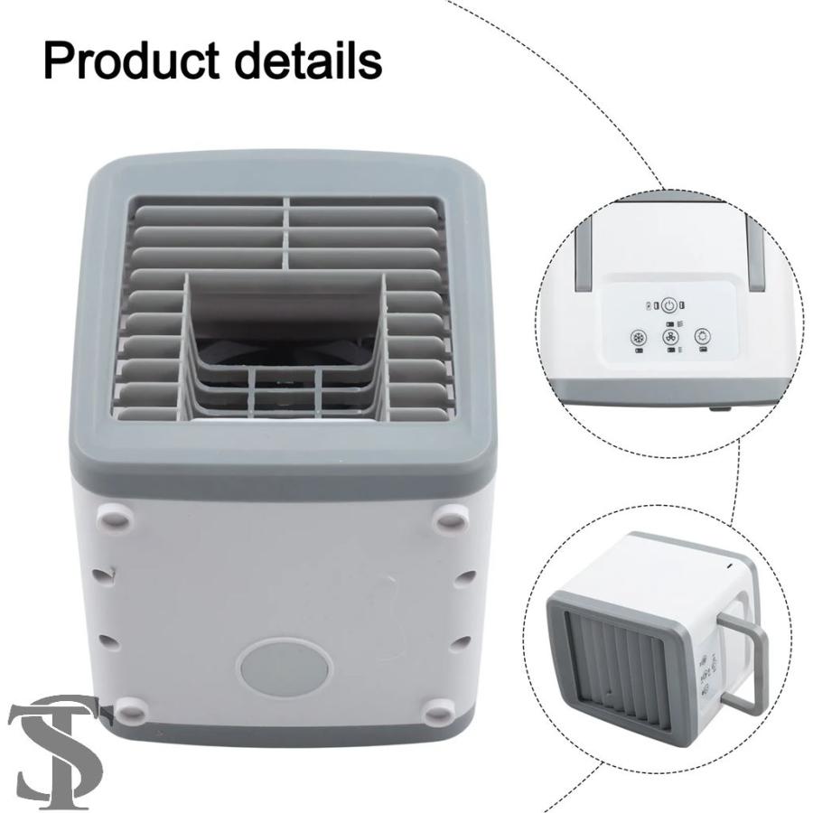 ❣️✨️未使用✨️N/AポータブルエアコンUSBエアクーラースプレー加湿器冷却 並行輸入品】 ポータブルミニカーエアクーラー 3IN1エアコン USB