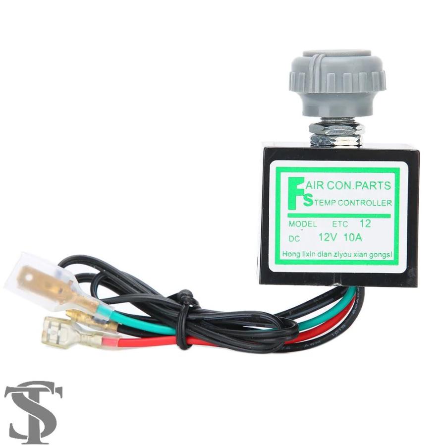 並行輸入品】1 個 12 V/24 V カーエアコン電子サーモスタット