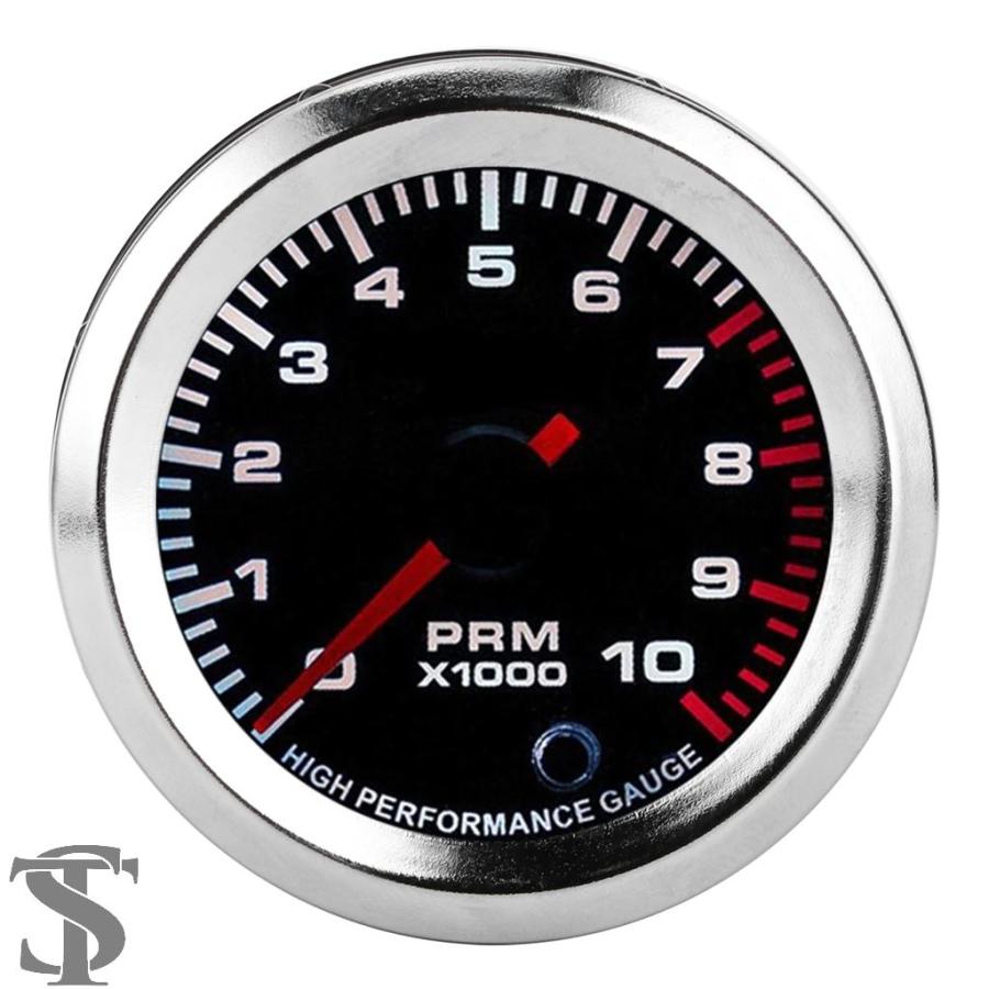 並行輸入品 2インチ汎用7色タコメーター回転計測定レンジ0?10000RPM