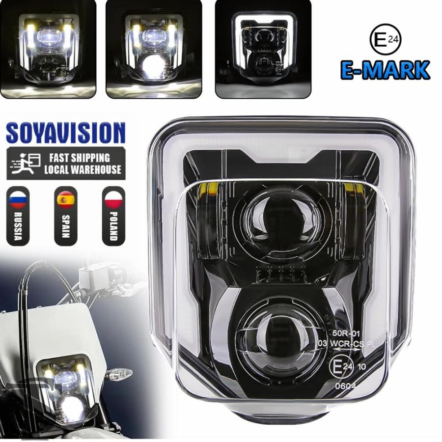 並行輸入品 ヘッドライト モト LED ライト ヘッドランプ ハスクバーナ