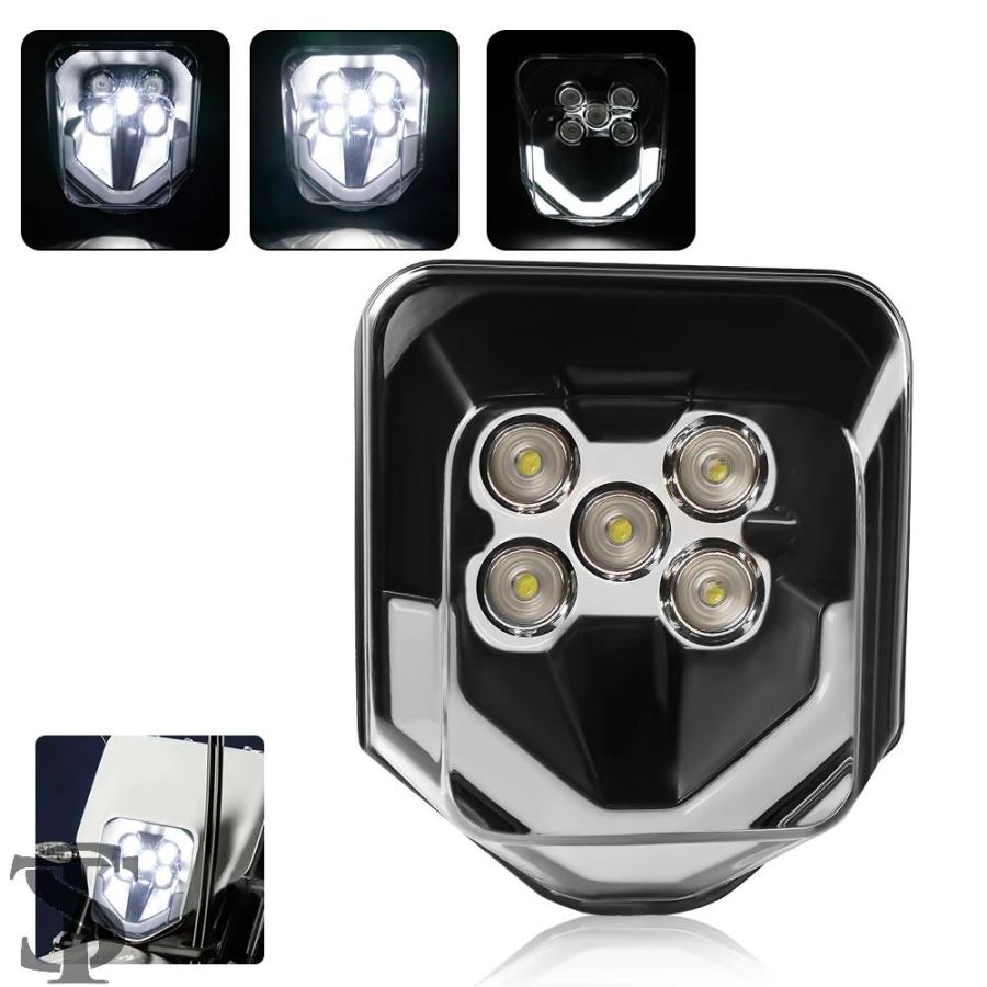 並行輸入品 ヘッドライト モト LED ライト ヘッドランプ ハスクバーナ