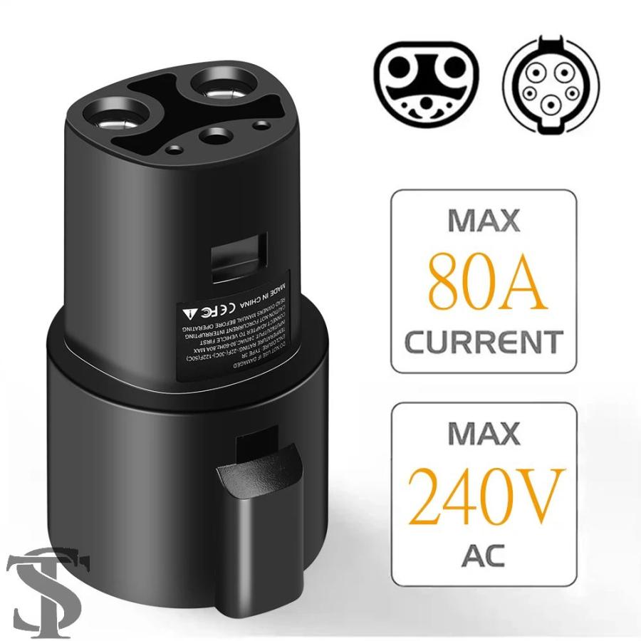 並行輸入品】EV アダプタ TYPE1 J1772 テスラ EV チャージャーアダプタ