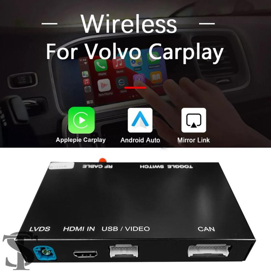 並行輸入品 有線ワイヤレスカー AI ボックスボルボ V40 V60 S60/S60L