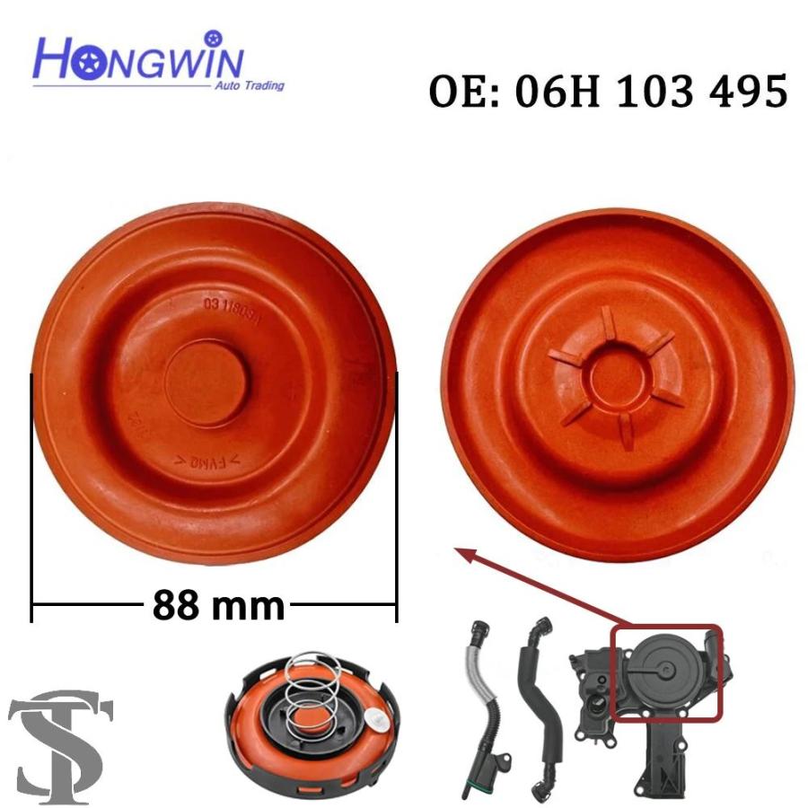 並行輸入品 OE: 06H103495 06H103495A オリジナルオイルセパレーター
