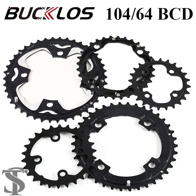 並行輸入品 BUCKLOS 104/64 BCD 自転車チェーンリング 22T 24T 26T 32T