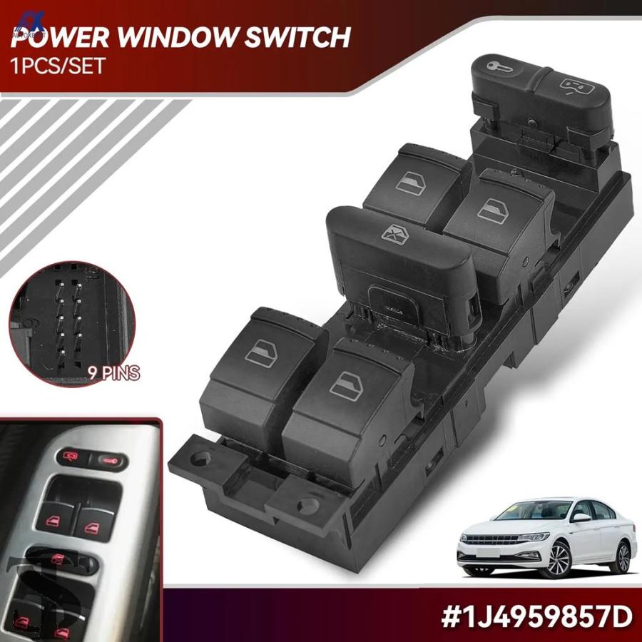 VW パワーウインドウスイッチ | ゴルフ5 ゴルフ6 ゴルフプラス ジェッタ3 ポロ/6R パサート/3C 36 3G B6 B7 B8 イオス  |VEMO製 : パーツのPALCA（パルカ）Yahoo!店 - 通販 - Yahoo!ショッピング X AUTOHAUX ドアウィンドウスイッチ ベゼルパネル フォルクスワーゲン Passat B5 Jetta Bora Golf