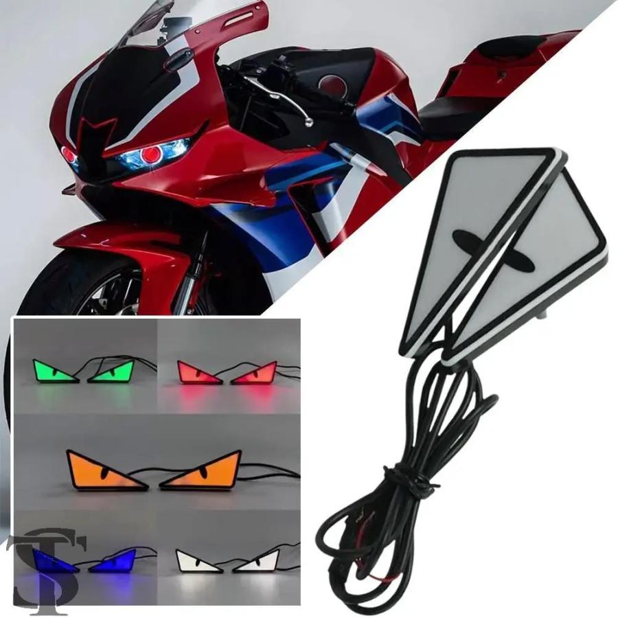 並行輸入品 バイクトライアングルデビルアイペアフラッシュライト