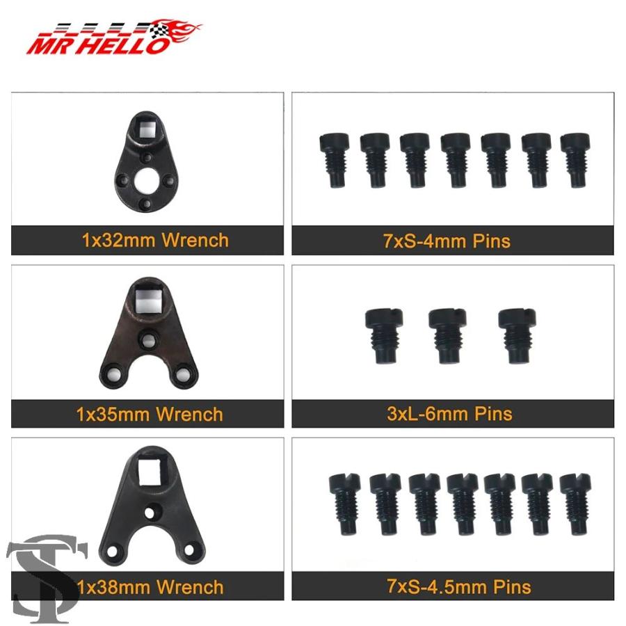 並行輸入品 MT0004 MT0006 MT0009 船外機トリムチルトピンレンチツール