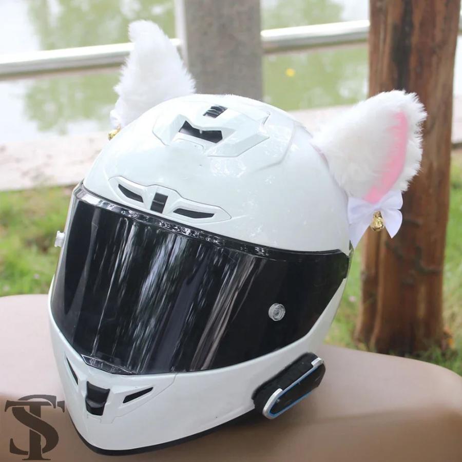並行輸入品】2個セット バイク用装飾 可愛いぬいぐるみ猫耳
