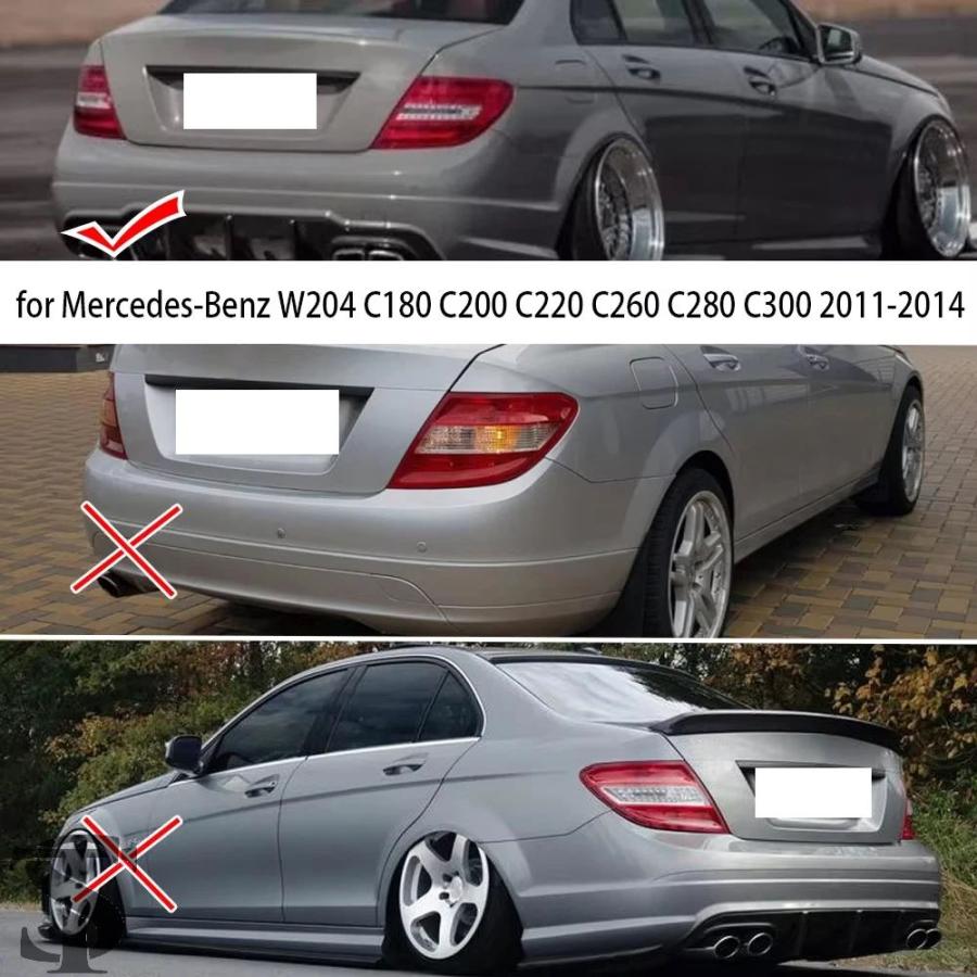 並行輸入品 1 ピース左/右テールライトメルセデスベンツ W204 2011