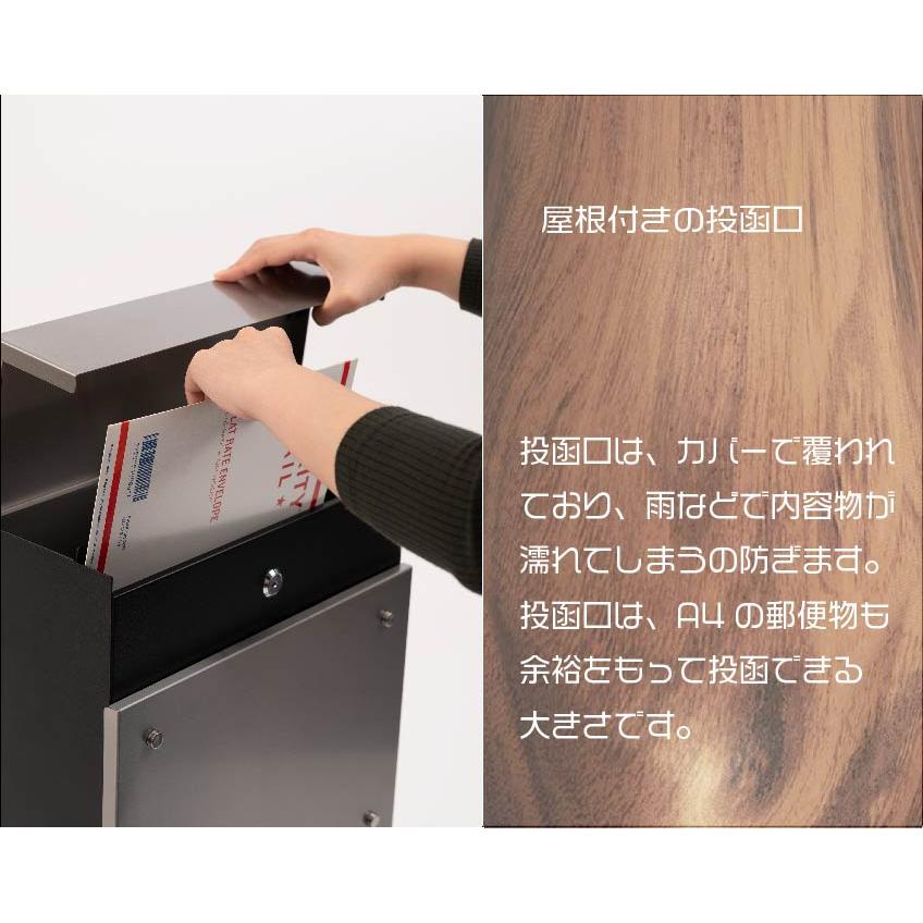東谷　ステンレス製メールボックス　シンプル　郵便受け｜toutdoor｜09