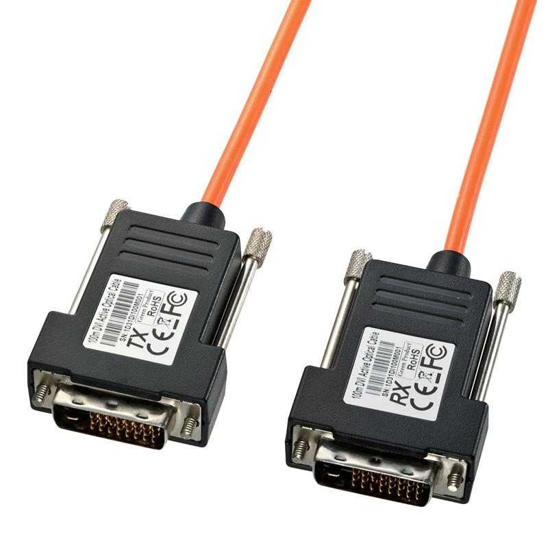 サンワサプライ KC-DVI-FB30 DVI光ファイバケーブル シングルリンク・30m