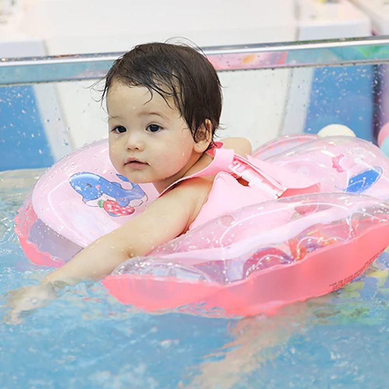 最愛最愛ベビーフロート 赤ちゃん用 ベビー浮き輪 風呂浮き輪 子供浮き輪 5ヶ月-45ヶ月の子供用 (ブルー) 水遊び 