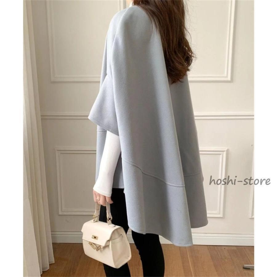 【大特価】Chalet Blanc レナウン ケープ ポンチョ コート ポンチョコート レディース ケープコート 秋 冬 アウター マント