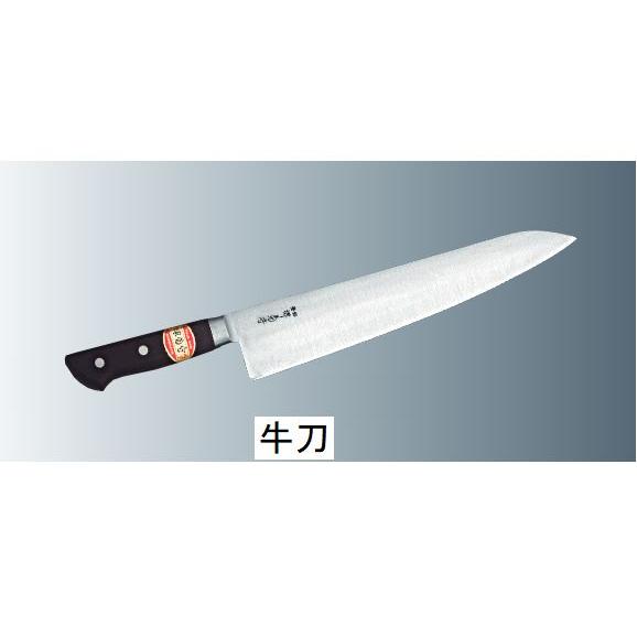 堺菊守　『菊月』　牛刀　210 堺菊守 牛刀 210mm 洋包丁 日本鋼（口金付・本刃付加工） : 厨房
