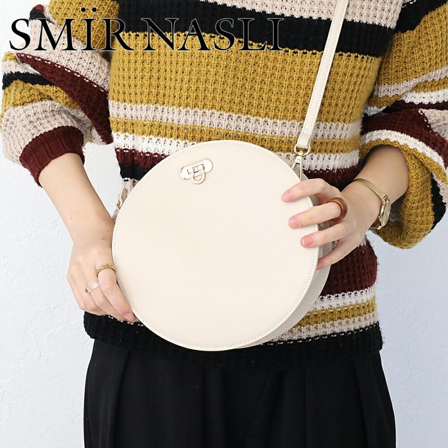 SMIRNASLI ヴィンテージリメイクショルダーバッグ SMIR NASLI（サミールナスリ） ショルダー 鞄 ライト ベージュ 本革