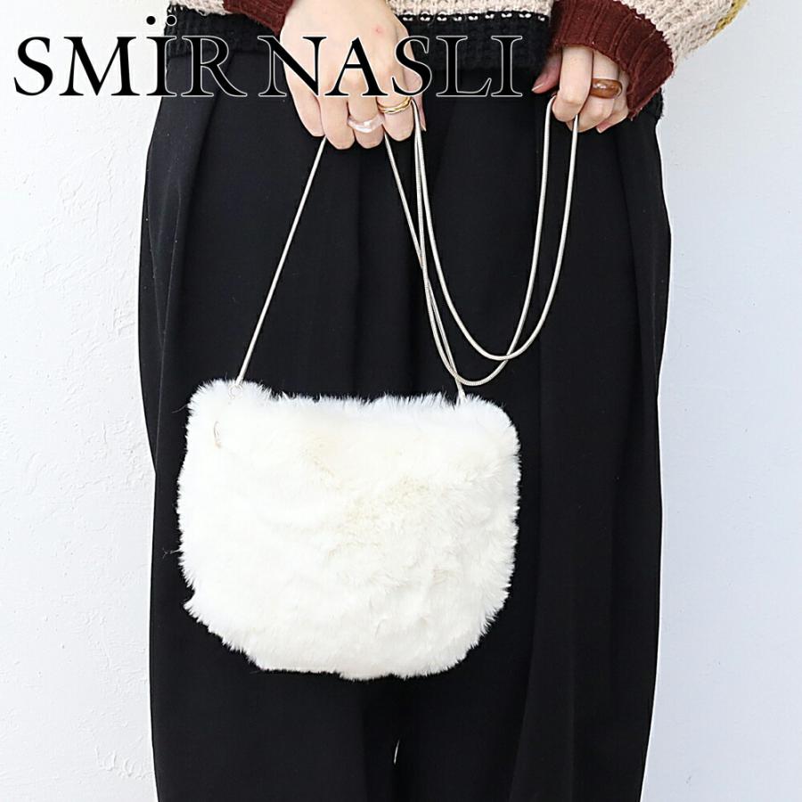 サミールナスリ　ファー　巾着　バッグ SMIR NASLI - 専用です☆サミールナスリ フォックスファー 巾着バッグ