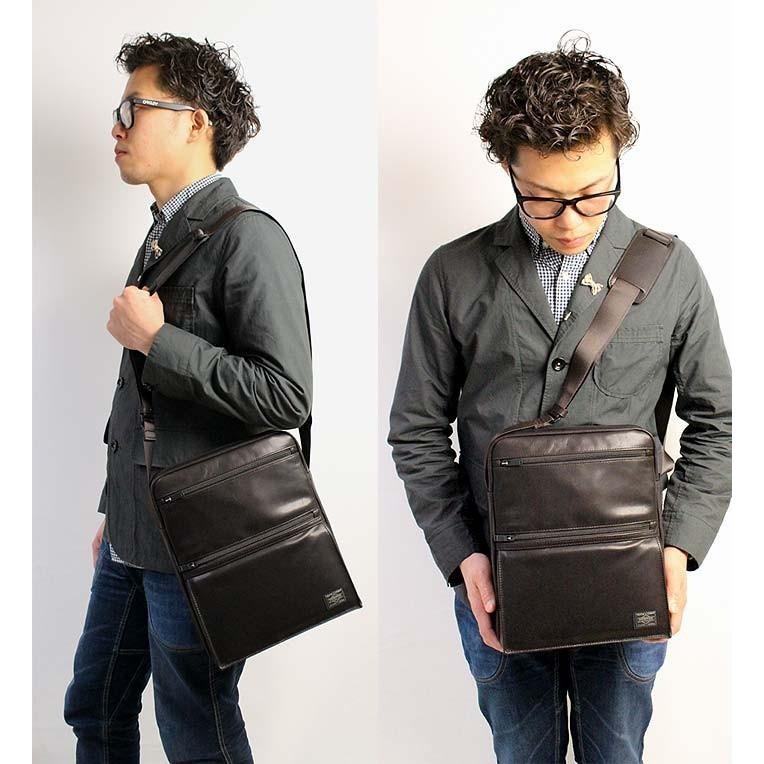 PORTER AMAZE ポーター アメイズ 本革 レザー ショルダーバッグ PORTER ポーター アメイズ ショルダーバッグ 022-03792 吉田