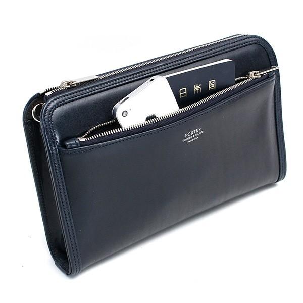 PORTER ポーター クラーク ポーチ 034-03199 吉田カバン 本革 レザー