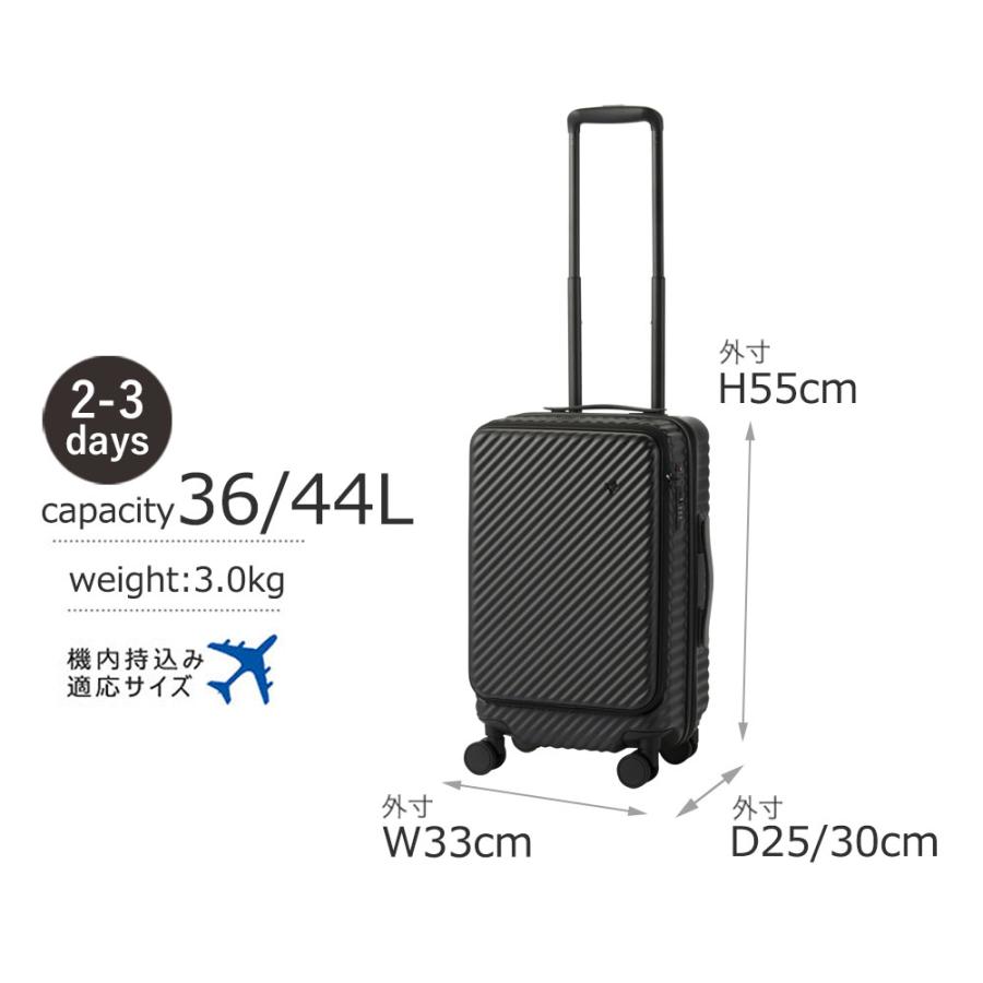 HaNT ノベルティ付 ハント スーツケース ココント ACE TSダイヤル 2泊