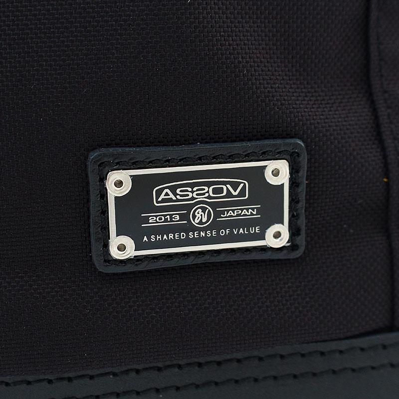 【新品未使用】ASSOV ハンドバック ブラック AS2OV（アッソブ） AS2OV EXCLUSIVE BALLISTIC NYLON TOTE L トート