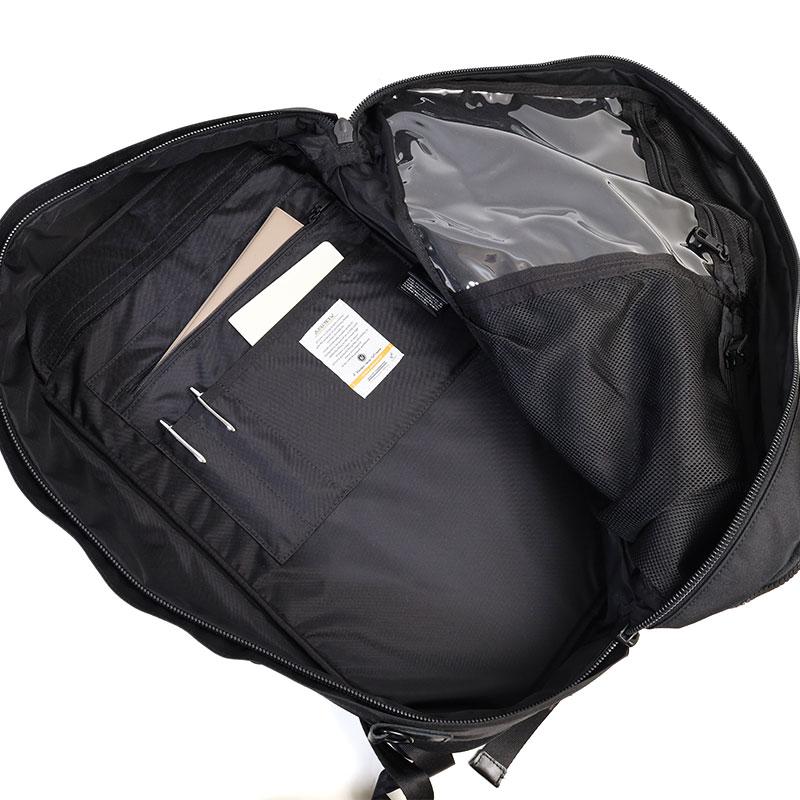 AS2OV（アッソブ） CORDURA DOBBY 305D 3WAY BACK PACK M BLACK バック