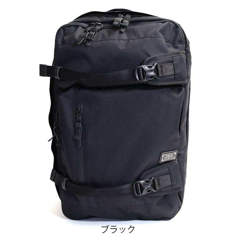 AS2OV（アッソブ） CORDURA DOBBY 305D 3WAY BACK PACK M BLACK バック
