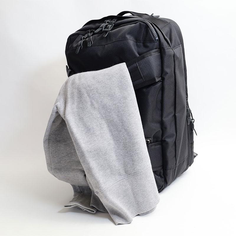 AS2OV アッソブ CORDURA DOBBY 305D 3WAY BACK PACK M BLACK バック 