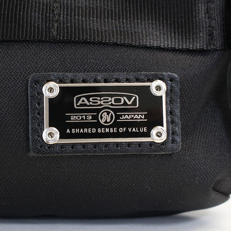 AS2OV アッソブ CORDURA DOBBY 305D FANNY PACK CORDURA DOBBY 305D FANNY PACKコーデュラドビー305D ファニーパック
