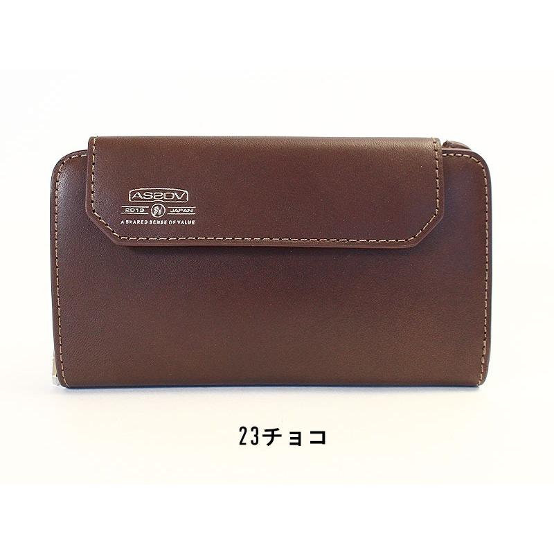 AS2OV（アッソブ） AS2OV LEATHER MOBILE WALLET SHORT WALLET 折財布