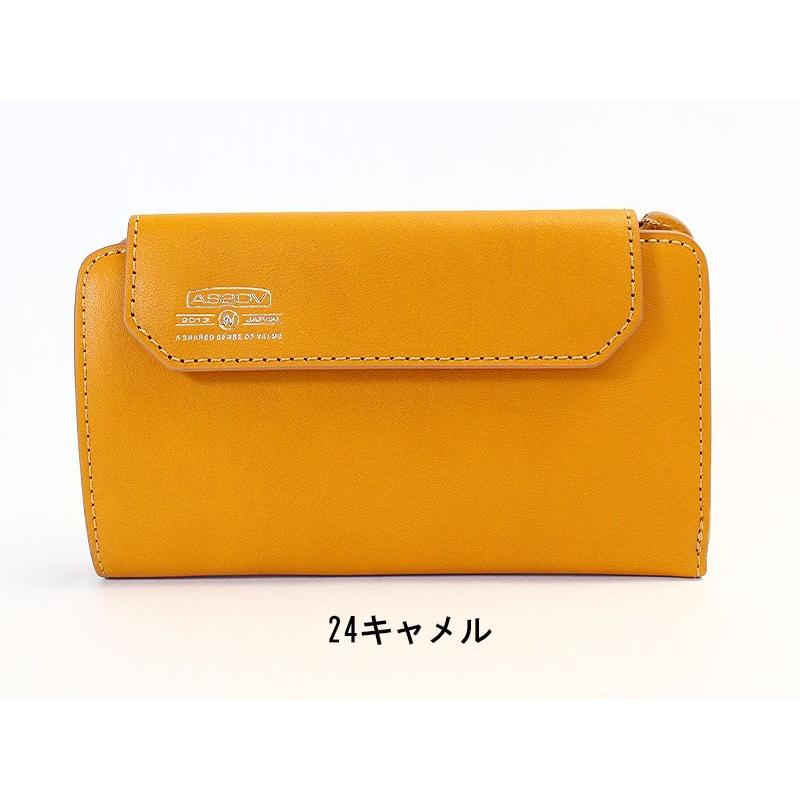 AS2OV 折財布(品番:081601) AS2OV（アッソブ） AS2OV LEATHER MOBILE WALLET SHORT WALLET 折財布
