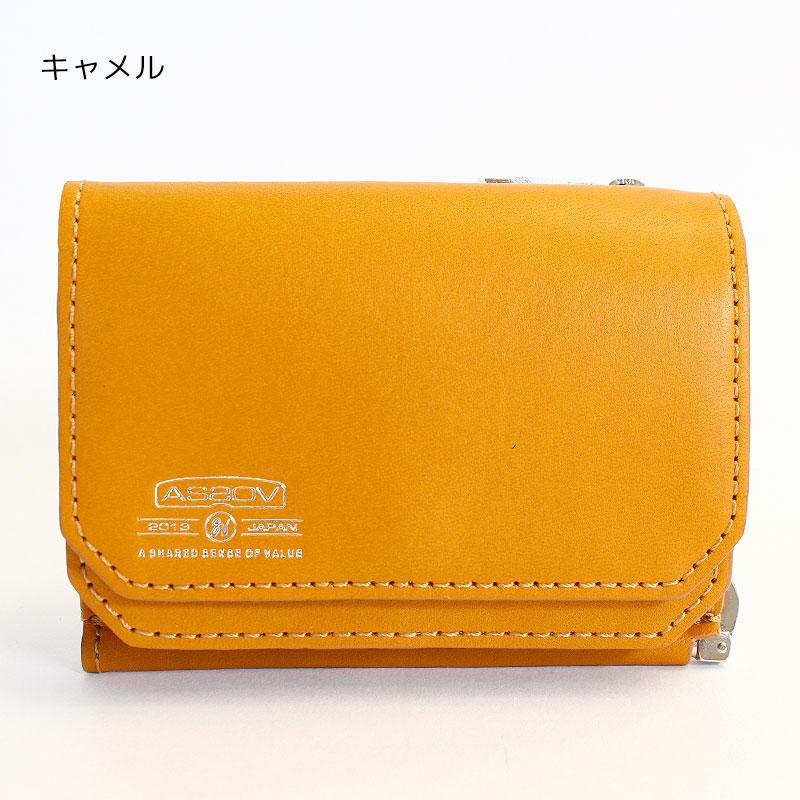 AS2OV（アッソブ） AS2OV LEATHER MOBILE WALLET MONEY CLIP レザー