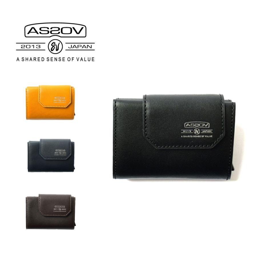 AS2OV（アッソブ） LEATHER MOBILE COMPACT WALLET レザーモバイル