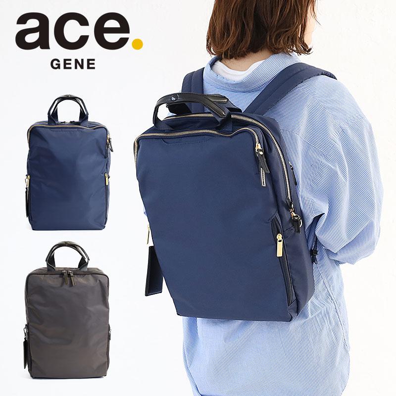 ace. GENE LABEL ノベルティ付 エースジーン ビジネスバッグ リュック