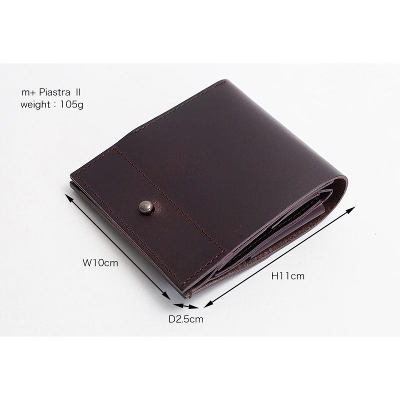 m+(革製品) エムピウ 小さい財布 薄い財布 m+ Piastra2 m+(革製品) エムピウ 小さい財布 薄い財布 m+ Piastra2