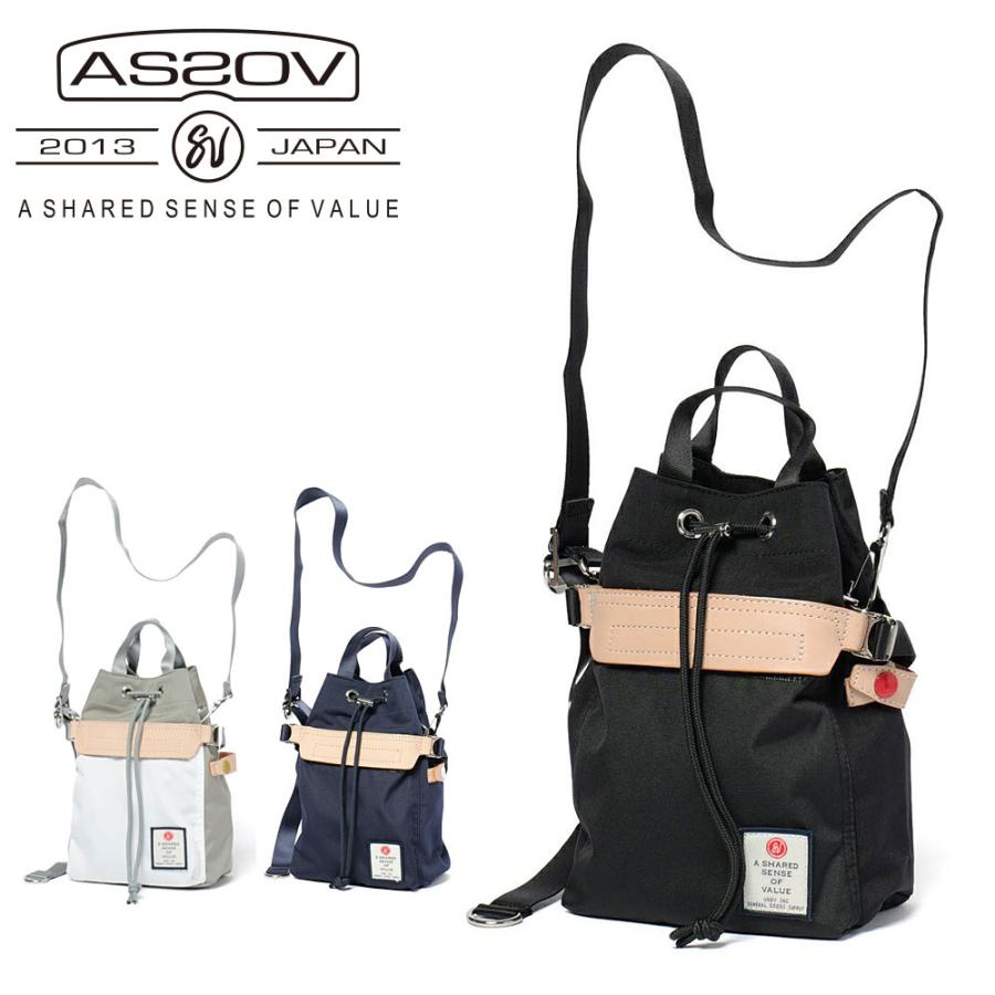 AS2OV（アッソブ） ショルダーバッグ HIGHDENSITY DRAW STRING BAG