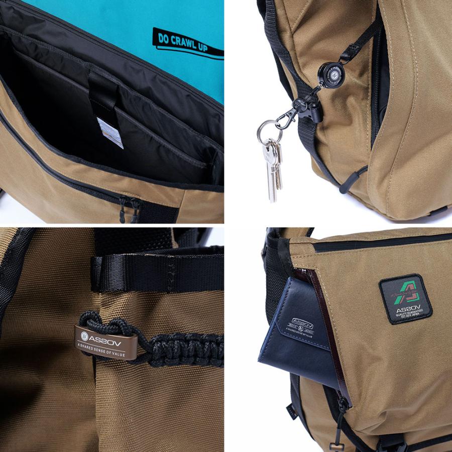 AS2OV アッソブ STANDARD SERIES MESSENGER ショルダーバッグ AS2OV アッソブ STANDARD SERIES MESSENGER ショルダーバッグ