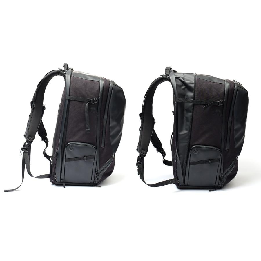 AS2OV圧縮袋プレゼント AS2OV アッソブ BLEISURE バックパック L リュック 152550 メンズ 大容量 ビジネス A3 36L-42L 拡張 PC収納 軽量 耐水 キャリーオンの画像