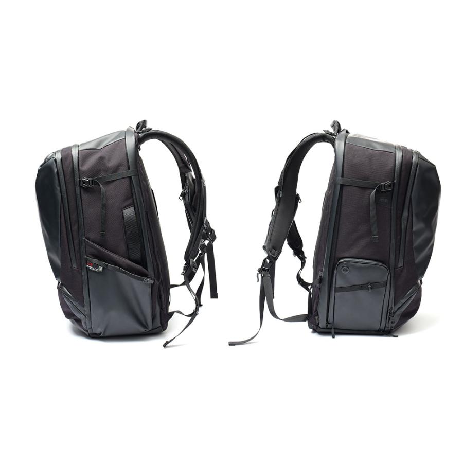 AS2OV圧縮袋プレゼント AS2OV アッソブ BLEISURE バックパック L リュック 152550 メンズ 大容量 ビジネス A3 36L-42L 拡張 PC収納 軽量 耐水 キャリーオンの画像
