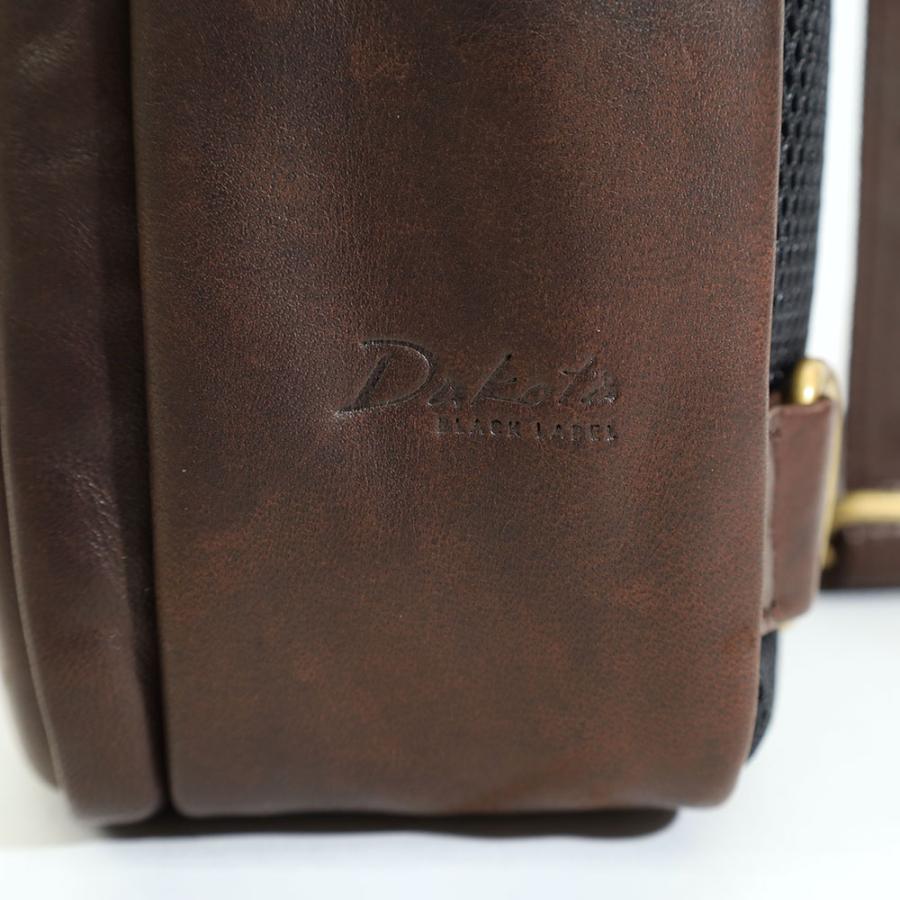 最大46％ 限定ギフト付 Dakota ダコタ BLACK LABEL ブラックレーベル ウエストバッグ ボディバッグ レザー akz015 本革 大きめ 1623807 メンズ メンズバッグ_15