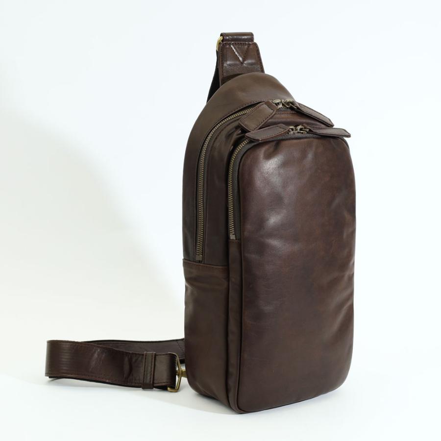 最大46％ 限定ギフト付 Dakota ダコタ BLACK LABEL ブラックレーベル ウエストバッグ ボディバッグ レザー akz015 本革 大きめ 1623807 メンズ メンズバッグ_16