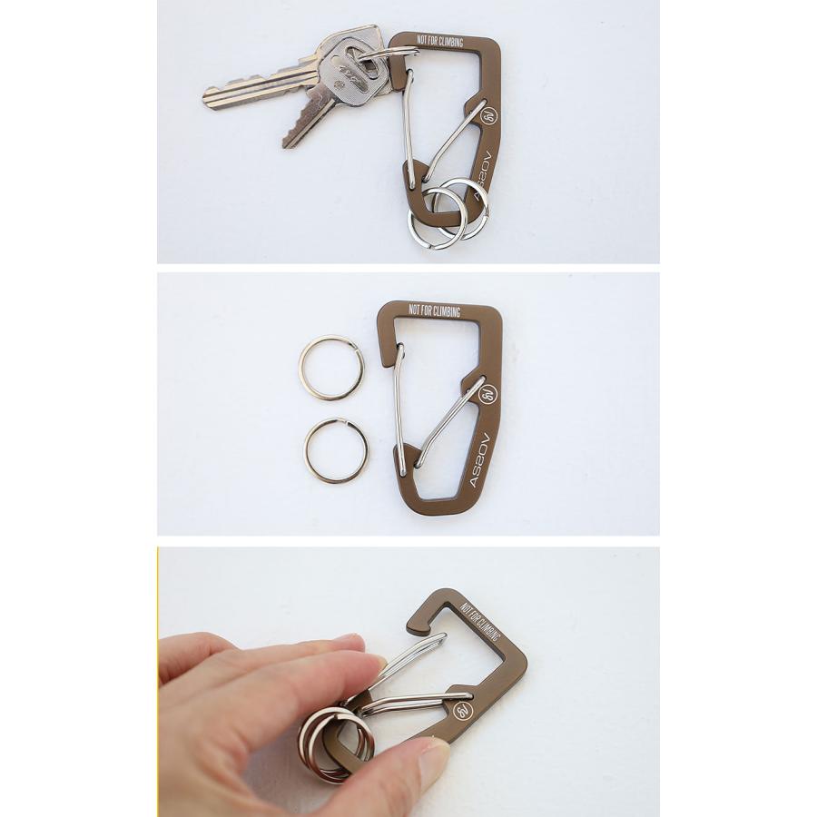 AS2OV（アッソブ） DOUBLE CARABINER ダブルカラビナ 201700 UNBY