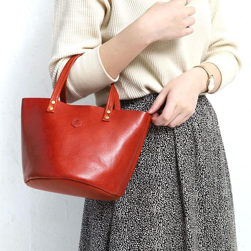 Folna フォルナ ヌメオイルシュリンク バケツトートバッグ 224813